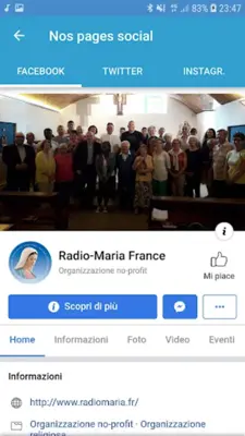 Radio Maria France android App screenshot 1